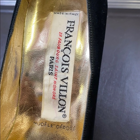 Vintage Francois Villon Paris Heels Sz 37 - Picture 4 of 15